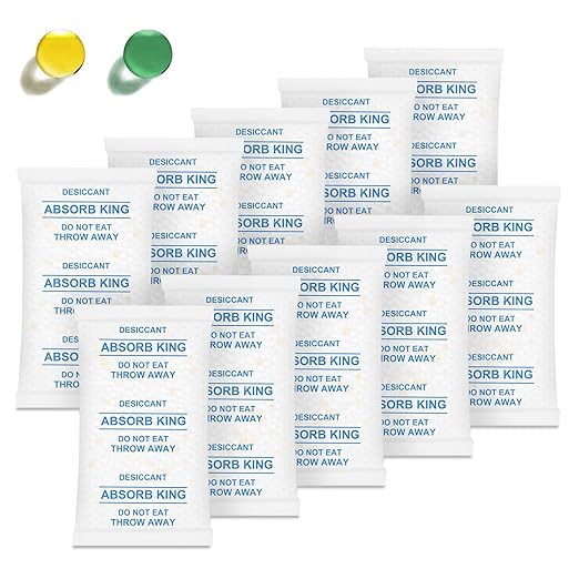 Silica Gel Packets, 1 Gram 500 Packs Moisture Absorbers by ABSORBKING