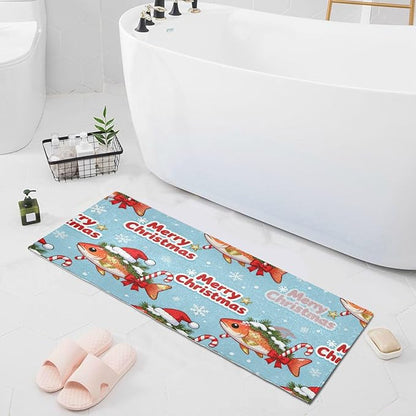 Merry Christmas Golden Salmon decorative mats - Image 8