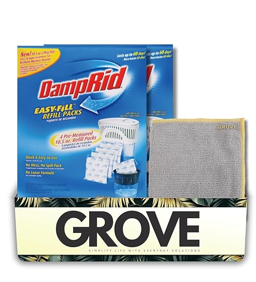 DampRid Easy Fill Moisture Absorber Refill No Scent 42 oz 2x Bundle by Unknown