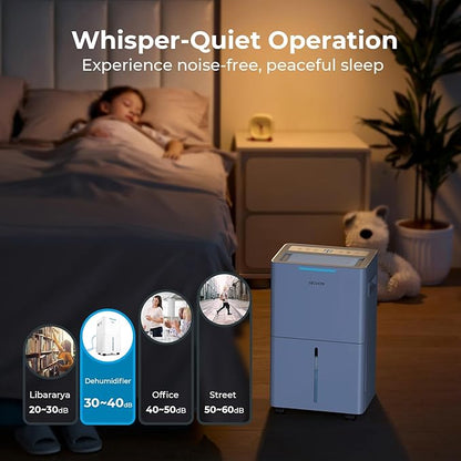 1500 Sq.ft Dehumidifier for Basement, SEAVON 21 Pint Dehumidifiers - Image 6