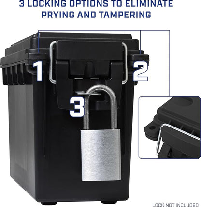 Sheffield 12790 2-Pack Ammo Storage Box, Stackable .30 Cal Field Boxes - Image 5