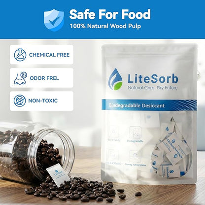 Natural Wood Pulp Moisture Absorbers, Premium Moisture Absorption Desiccants - Image 3