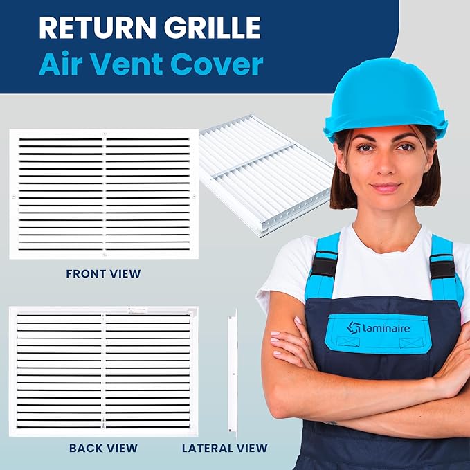 28x18 Inch Air Return Vent Cover Decorative – Premium Aluminum AC Vent Cover - Image 2