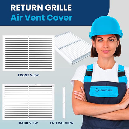 28x18 Inch Air Return Vent Cover Decorative – Premium Aluminum AC Vent Cover - Image 2