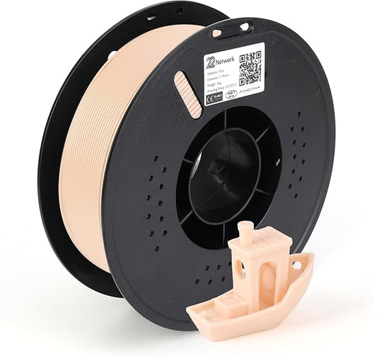22 Network PLA 3D Printer Filament 1.75mm, 1kg Spool, Dimensional Accuracy by Home