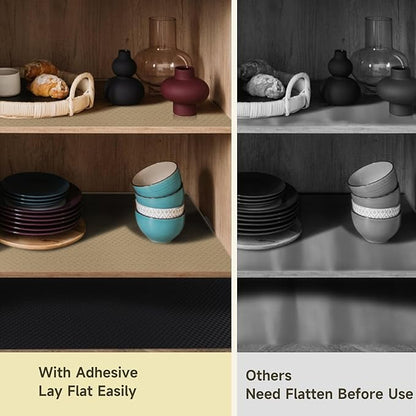 WochiTV Adhesive Shelf Liner 17.5 X 240 Inches Peel and Stick Kitchen Liner - Image 2