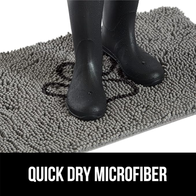 GORILLA GRIP SOAKSTOPPER Dog Door Mat, 36x24 Machine Washable Rug Absorbent - Image 9