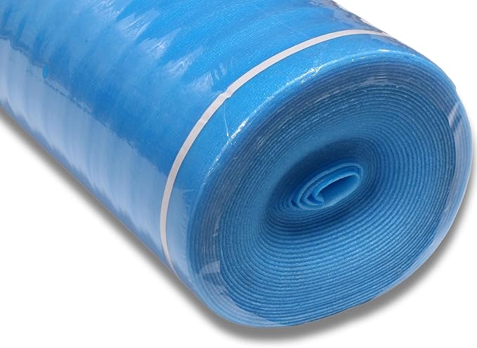 800SQFT AMERIQUE 1.5MM Premium Flooring Padding 3-in-1 Heavy Duty Foam Blue - Image 2