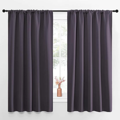 NICETOWN Blackout Curtains for Living Curtains, 52 by 63 Inch, Window Treatment by NICETOWN