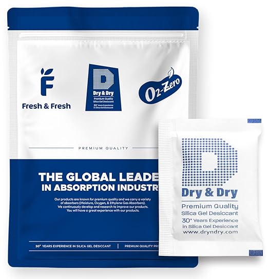 Dry & Dry 10 Gram Silica Gel Packets Silica Gel Desiccants, Silica Gel Packs by DryDry