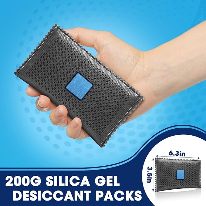 Timgle 10 Pcs 200g Rechargeable Desiccant Packs - Image 2