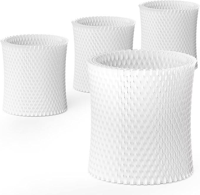 Leemone 4-Pack Bedside Humidifier Filter Replacement Compatible by Leemone
