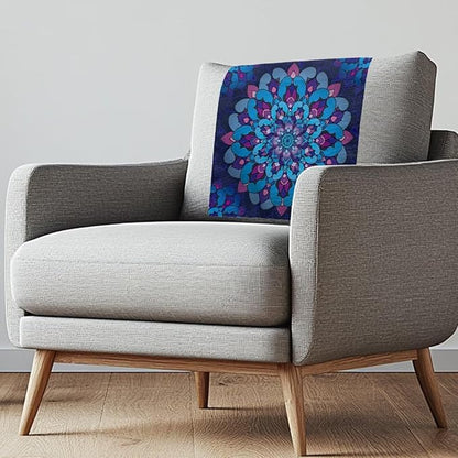 Mandala Pattern Headrest Cover for Recliner Machine Washable Fabric Headrest by Unknown