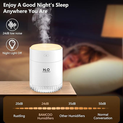 Portable Mini Humidifier, Auto Shut-Off, 2 Mist Modes, Small Humidifiers - Image 6