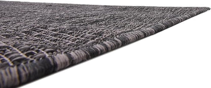 Unique Loom Collection Casual Transitional Solid Heathered Indoor/Outdoor - Image 9