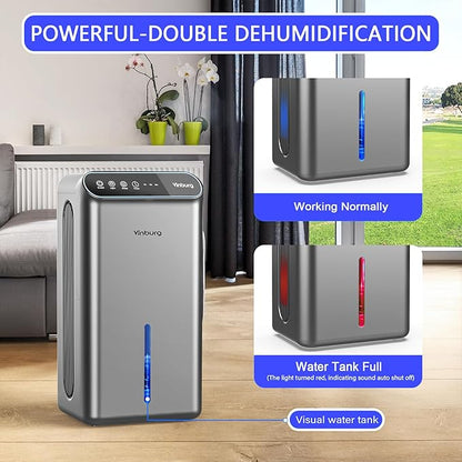 Dehumidifiers for Home Quiet Small Dehumidifier for Basement Bedroom Bathroom - Image 5