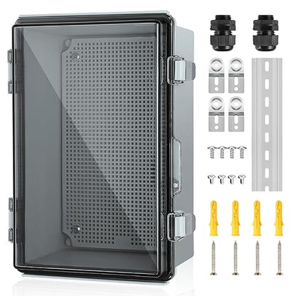 Waterproof Electrical Junction Box, IP67 ABS Plastic Junction Box Enclosure by TOTUFY
