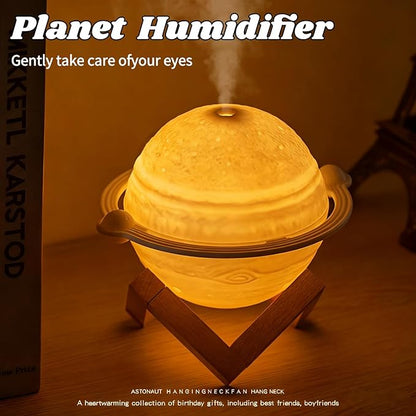 Mini Humidifier, Moon Lamp Desktop Humidifier - Image 2