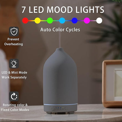 200ML Ceramic Essential Oil Diffuser - Image 6