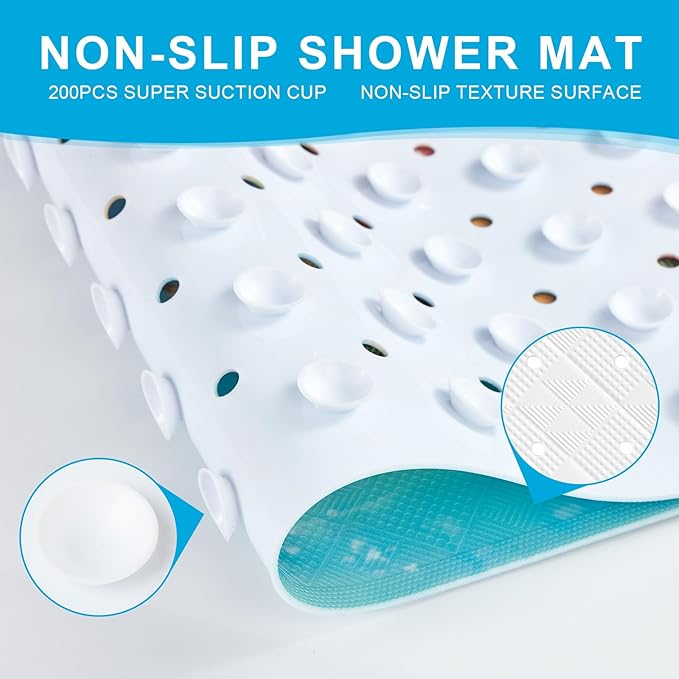 XIYUNTE Baby Bath Mat for Tub Non Slip Kids Bath Mat - Image 3