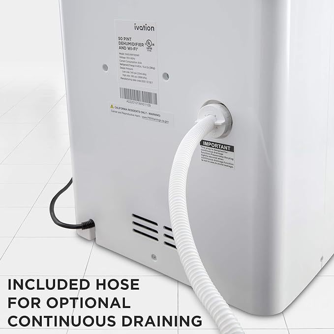 Ivation 4, 500 Sq Ft Smart Wi-Fi Energy Star Dehumidifier - Image 7