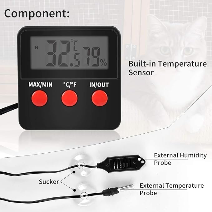 iPower 4"x7" Reptile Heat Mat Under Tank Terrarium Heater Warmer Heating Pad - Image 9