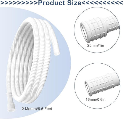 Universal Dehumidifier Drain Hose 6.6 Feet Air Conditioner Hose - Image 2