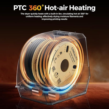 Creality Filament Dryer, Dual-Spool Space Pi Filament Storage Box -Double 360° - Image 2