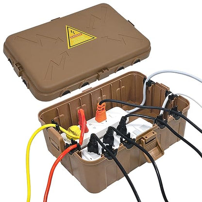 Hrensaw Large Outdoor Electrical Box, IP54 Waterproof Outdoor Outlet Covers by Hrensaw