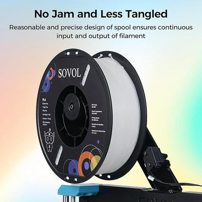 Sovol 3D Printer Glow in The Dark Filament Gradient Multicolor Fast Change PLA - Image 5