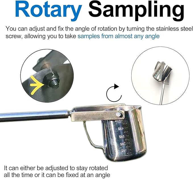 Water Sample Collection Pole Pvc, Vertical Swing Telescopic Water Sampling Rod - Image 5