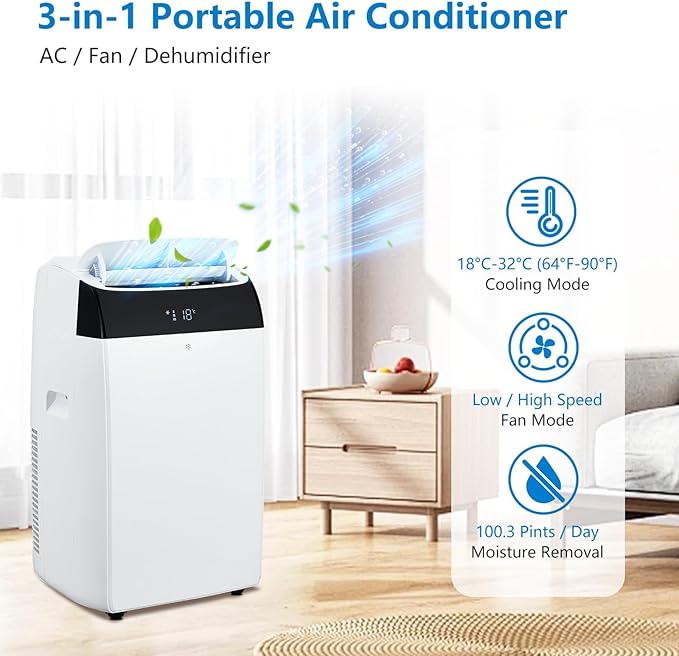 GAOMON 14000 BTU Portable Air Conditioners - Image 4