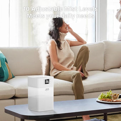 JRD Humidifiers 4L for Bedroom, Cool Mist Humidifier for Large Room, 40H Runtime - Image 8