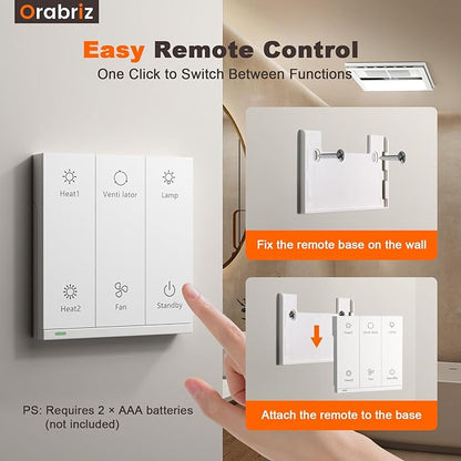4-in-1 Bathroom Exhaust Fan - Image 6