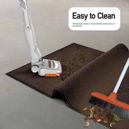 MaxMat® Extra Large Commercial Door Mat, Rubber Border Heavy Duty Door Mat - Image 2