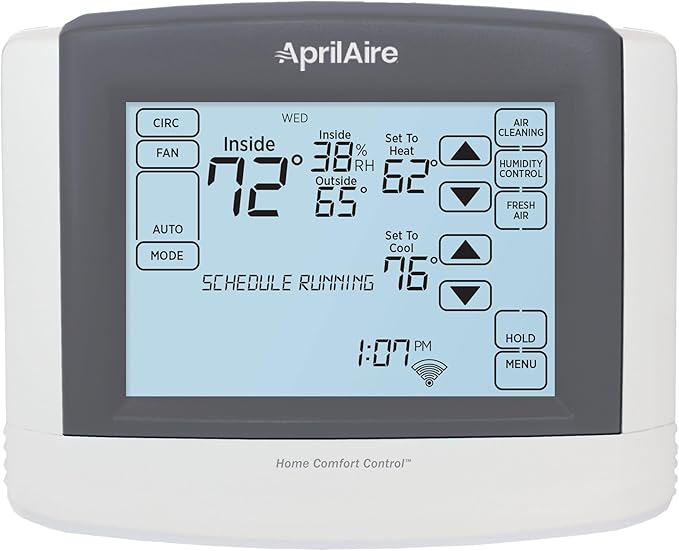 AprilAire 8910W Wi-Fi Programmable Touchscreen Thermostat - Image 9