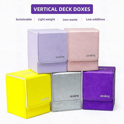 Magic Card Deck Box for MTG Single Deck Card Box fits 100+ TCG Sleeved Cards - Image 6