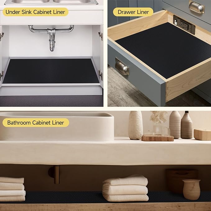 WochiTV Adhesive Shelf Liner 23.6 X 120 Inches Peel and Stick Kitchen Liner - Image 8