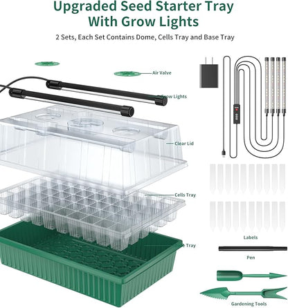 Seed Starter Tray, 120-Cells Seed Starter Kit - Image 5