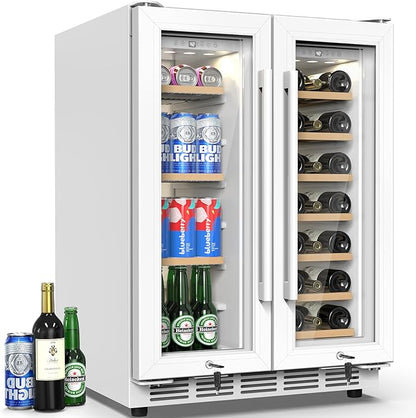 24 Inch Dual Zone Wine and Beverage Refrigerator - Image 8