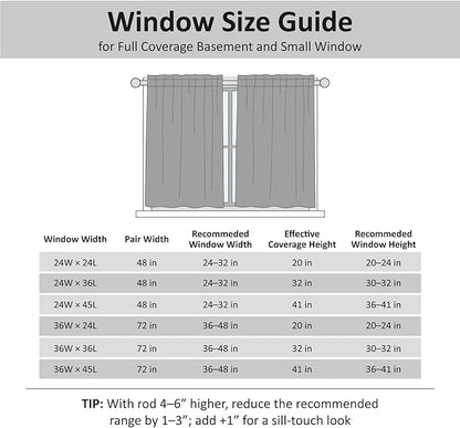 Home Queen Grey Waffle Bathroom Window Curtains, Short Water Repellent Rod - Image 8