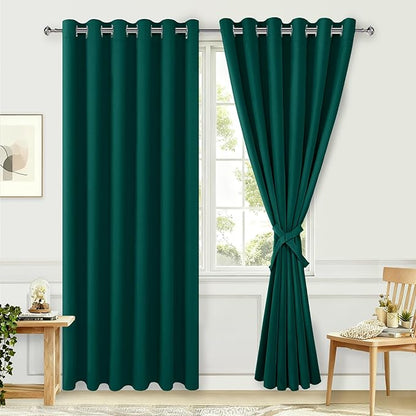 Hiasan Room Darkening Curtains for Bedroom, 70 x 84 Inches by Hiasan