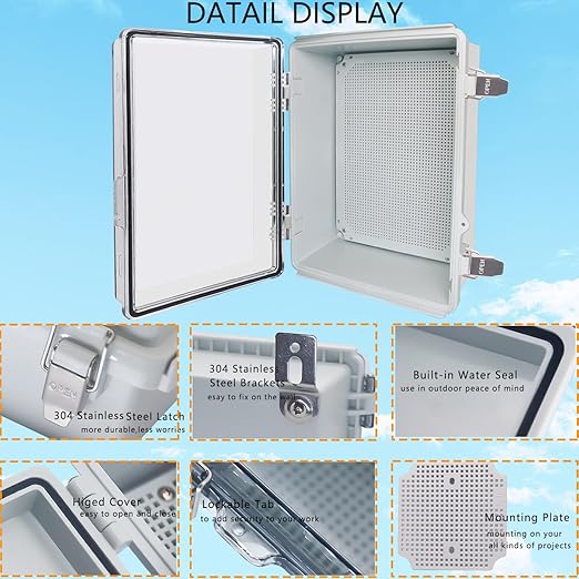 Waterproof Junction Box, ABS Plastic Electrical Box - Image 3