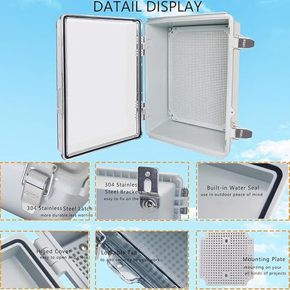 Waterproof Junction Box, ABS Plastic Electrical Box - Image 3