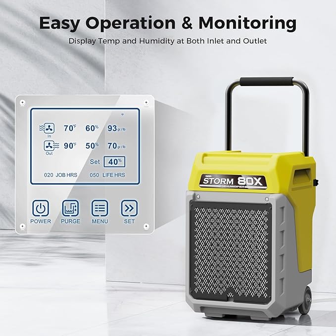 ALORAIR 170 Pints LGR Commercial Dehumidifier - Image 2