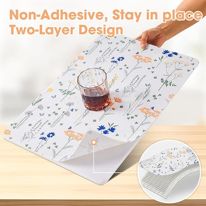 Drawer and Shelf Liner, Non-Slip Kitchen Cabinet Liners Non-Adhesive Thick - Image 2