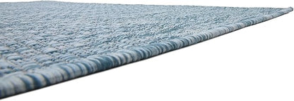 Unique Loom Collection Casual Transitional Solid Heathered Indoor/Outdoor - Image 9