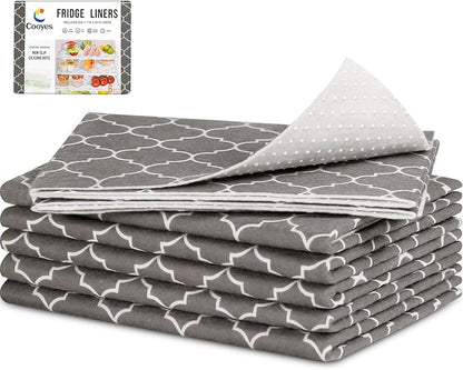 Cooyes 6 Pack Refrigerator Shelf Liners by Cooyes