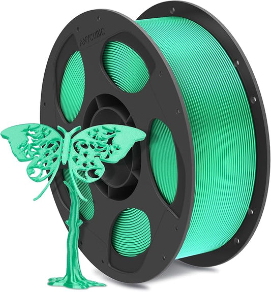 ANYCUBIC Silk Filament, Clog-Free Shiny 3D Printer PLA Filament 1.75mm by ANYCUBIC