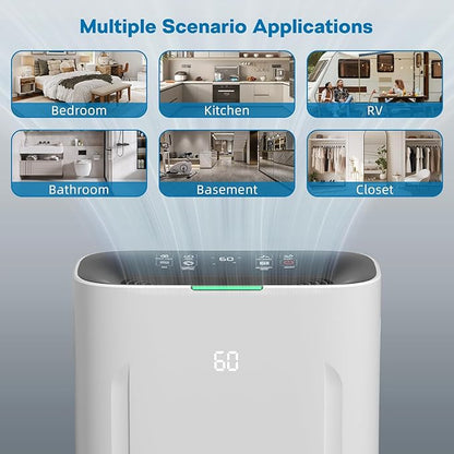 2025Upgraded 5000 Sq.Ft 80 Pint Dehumidifier - Image 6